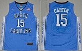North Carolina #15 Vince Carter Blue Stitched NCAA Jersey,baseball caps,new era cap wholesale,wholesale hats